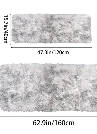 Soft Area Rugs Bedroom Carpet Fluffy Non-slip Tie-Dyed Fuzzy Shag