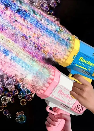 40 Hole Rocket Launcher Handheld Portable Electric Automatic Bubble