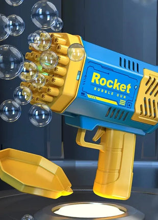 40 Hole Rocket Launcher Handheld Portable Electric Automatic Bubble