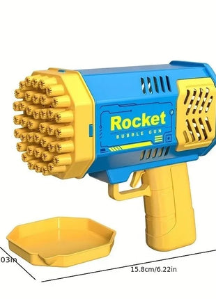 40 Hole Rocket Launcher Handheld Portable Electric Automatic Bubble