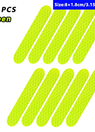 Car Wheel Hub Reflective Stripes Door Safety Opening Warning Sticker
