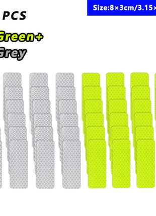 Car Wheel Hub Reflective Stripes Door Safety Opening Warning Sticker