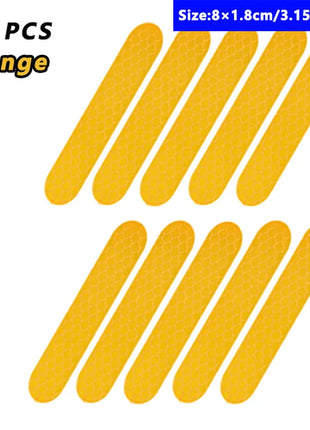 Car Wheel Hub Reflective Stripes Door Safety Opening Warning Sticker