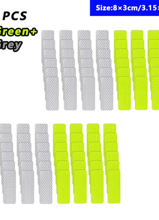 Car Wheel Hub Reflective Stripes Door Safety Opening Warning Sticker