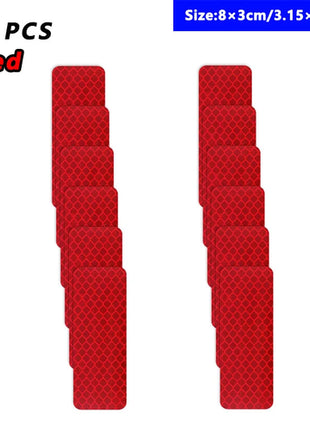 Car Wheel Hub Reflective Stripes Door Safety Opening Warning Sticker