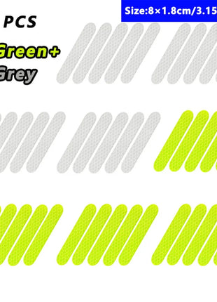 Car Wheel Hub Reflective Stripes Door Safety Opening Warning Sticker