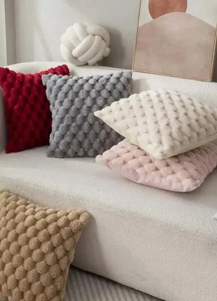 1pcs Pineapple Grid Turtle Pattern 3D Soft Plush Throw