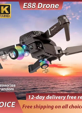 2024 E88Pro RC Drone 4K Professinal With 1080P Wide Angle HD Camera