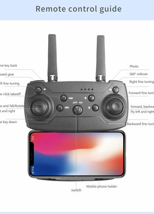 2024 E88Pro RC Drone 4K Professinal With 1080P Wide Angle HD Camera