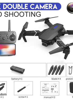 2024 E88Pro RC Drone 4K Professinal With 1080P Wide Angle HD Camera