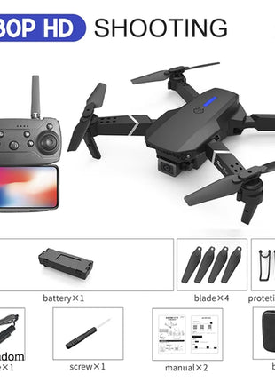 2024 E88Pro RC Drone 4K Professinal With 1080P Wide Angle HD Camera