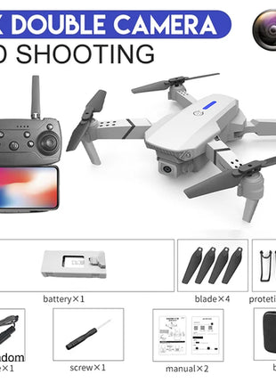 2024 E88Pro RC Drone 4K Professinal With 1080P Wide Angle HD Camera