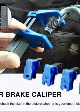 4pcs Car Brake Oil Pipe Plug Automotive Brake Nozzle Clamp Oil Tool