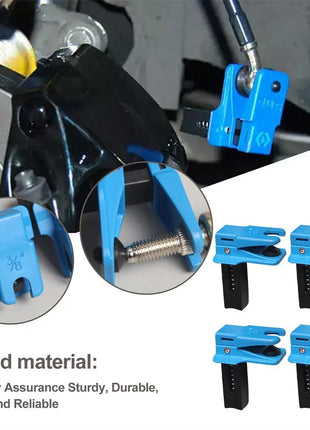 4pcs Car Brake Oil Pipe Plug Automotive Brake Nozzle Clamp Oil Tool