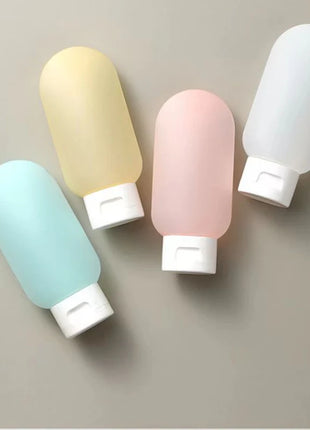 4Pcs 60ml Leak Proof Refillable Packing Liquid Container Empty Travel