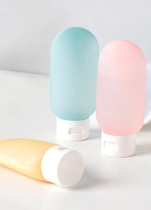 4Pcs 60ml Leak Proof Refillable Packing Liquid Container Empty Travel