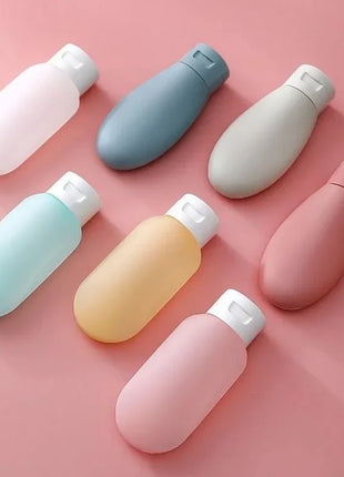 4Pcs 60ml Leak Proof Refillable Packing Liquid Container Empty Travel