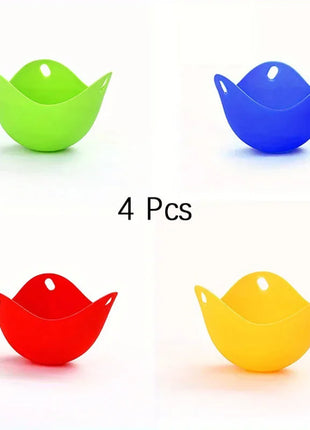 Egg Steamer Silicone Egg Poacher Pods Cooking Tool for Microwave Air