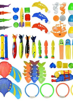 Summer Kids Shark Fish Rocket Pool Toy Diving Games Swimming Pool