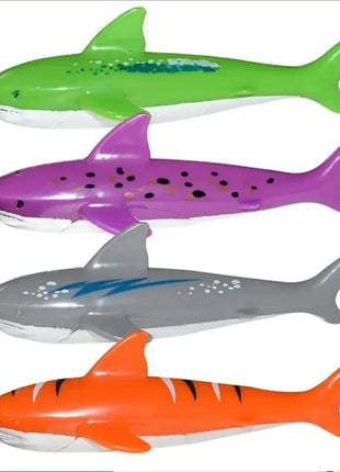 Summer Kids Shark Fish Rocket Pool Toy Diving Games Swimming Pool