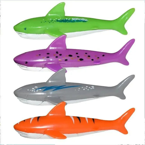 Summer Kids Shark Fish Rocket Pool Toy Diving Games Swimming Pool