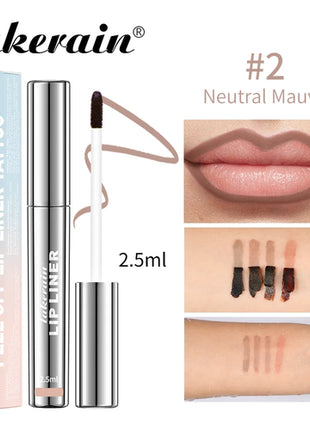 Waterproof Lip Liner Peel Off Tattoo Lipgloss Waterproof Long Lasting