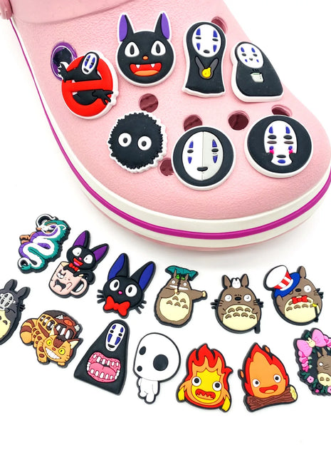 MINISO Cute Anime Shoes Charming Shoes Sandals Decoration PVC Cartoon