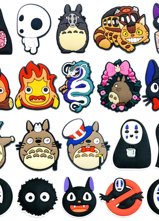 MINISO Cute Anime Shoes Charming Shoes Sandals Decoration PVC Cartoon