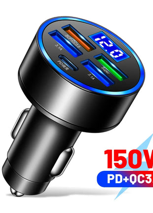 Car Charger 2-6 Ports Fast Quick Charging PD QC3.0 USB Car Phone