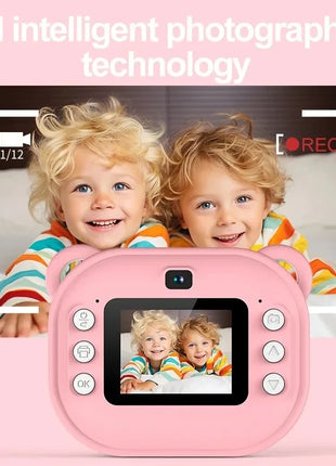 Children Digital Camera Instant Print for Kids Thermal Print Camera