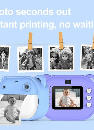 Children Digital Camera Instant Print for Kids Thermal Print Camera