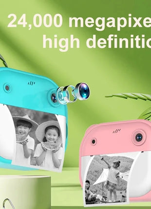 Children Digital Camera Instant Print for Kids Thermal Print Camera