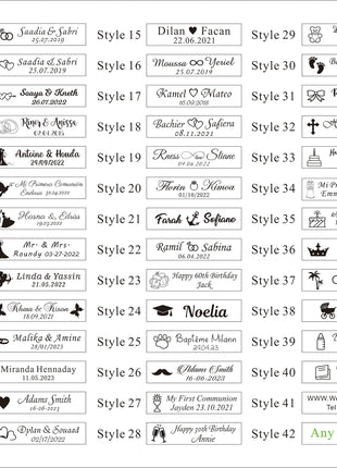 50*Personalized Engraved Bottle Opener Key Chain Wedding Favors