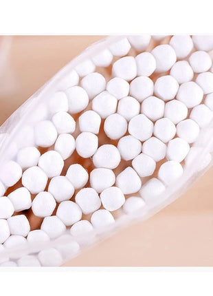 500pcs Double Head Wood Cotton Swab Nose Ears Cleaning Women Makeup