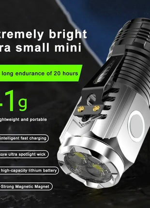 3LED Super Bright Flashlight Portable Mini Burst Flash Torch