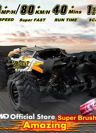 4WD Remote Control Car Off Road 4x4 RC High Speed Buggy Truck Super