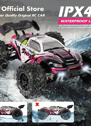 Super Brushless 80KM or 50KM/H 4WD RC Car With LED Remote Control Cars
