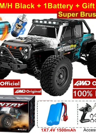 Super Brushless 80KM or 50KM/H 4WD RC Car With LED Remote Control Cars