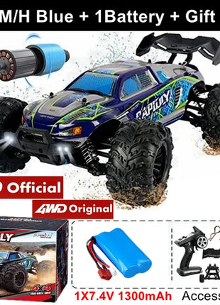 Super Brushless 80KM or 50KM/H 4WD RC Car With LED Remote Control Cars