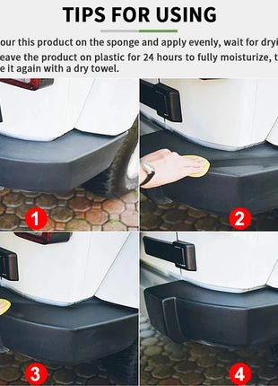 Car Plastic Restorer Back To Black Gloss Plastic Renovator Longlasting