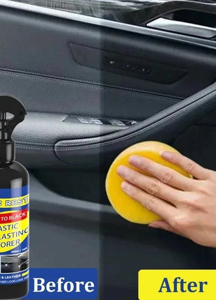 Car Plastic Restorer Coating Agent Auto Plastic Rubber Exterior Repair