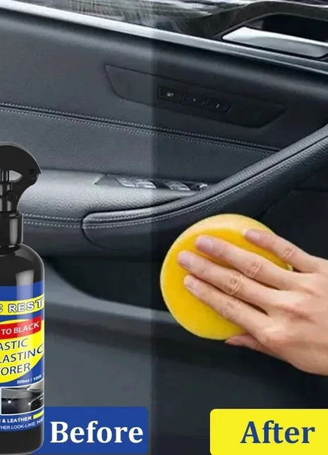 Car Plastic Restorer Coating Agent Auto Plastic Rubber Exterior Repair