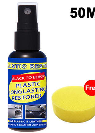 Car Plastic Restorer Coating Agent Auto Plastic Rubber Exterior Repair