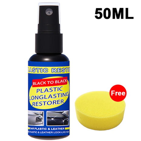 Car Plastic Restorer Coating Agent Auto Plastic Rubber Exterior Repair