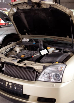 360° Inspection Mirror LED Light Telescoping Mirrors Extend Mechanic