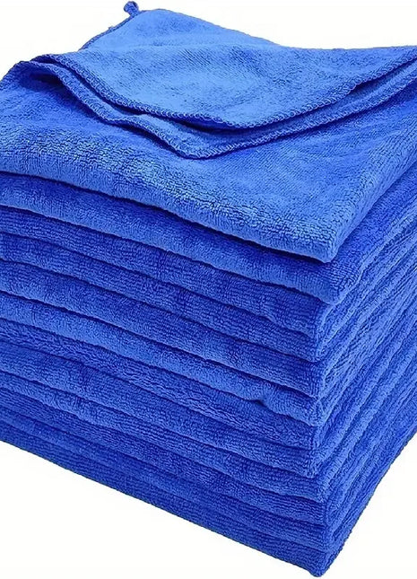10Pcs Microfiber Towels Car Wash Drying Cloth Towel Household Cleaning