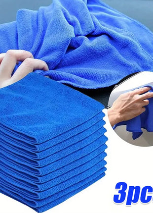 10Pcs Microfiber Towels Car Wash Drying Cloth Towel Household Cleaning