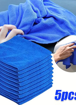 10Pcs Microfiber Towels Car Wash Drying Cloth Towel Household Cleaning