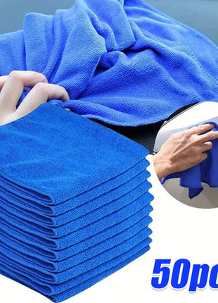 10Pcs Microfiber Towels Car Wash Drying Cloth Towel Household Cleaning