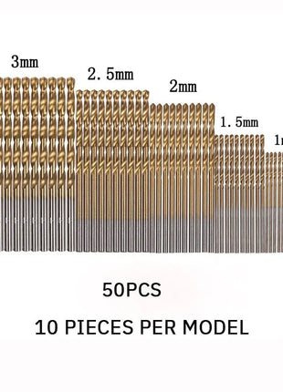 Titanium Plated Straight Shank Twist Drill High Quality Mini Twist